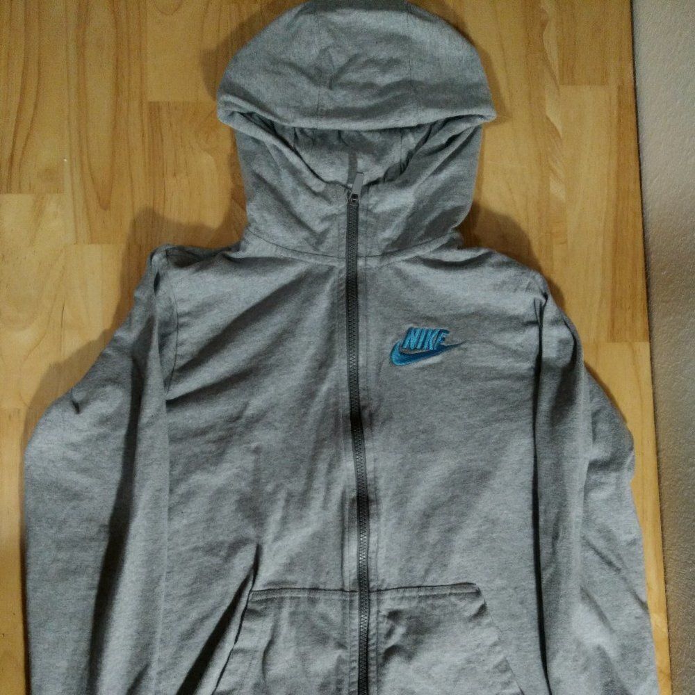 Vintage Nike Logo Lightweight Hoodie Sweatshirt